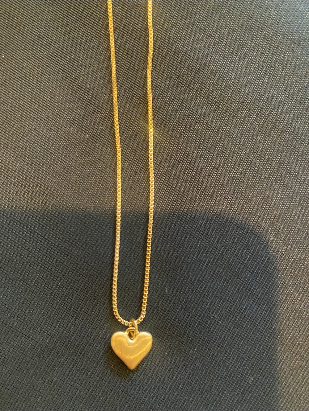 Gold Heart Pendant Necklace - Girls/ Women Jewelry
